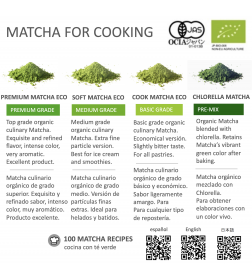 Té verde Matcha en Polvo Bio - Grado Premium, 100g - Biorganic